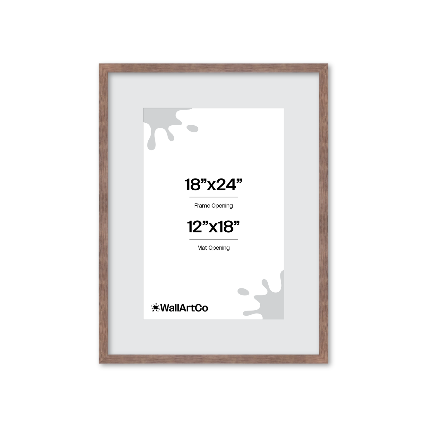 Powder Rose Linden Wall Frame