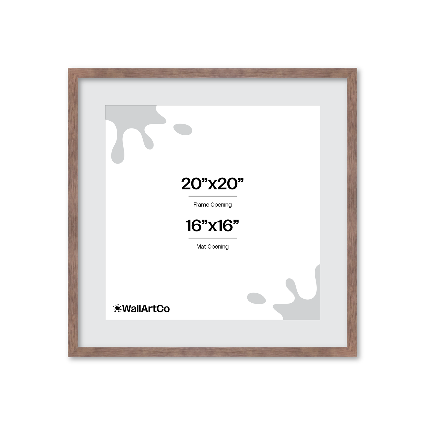 Powder Rose Linden Wall Frame