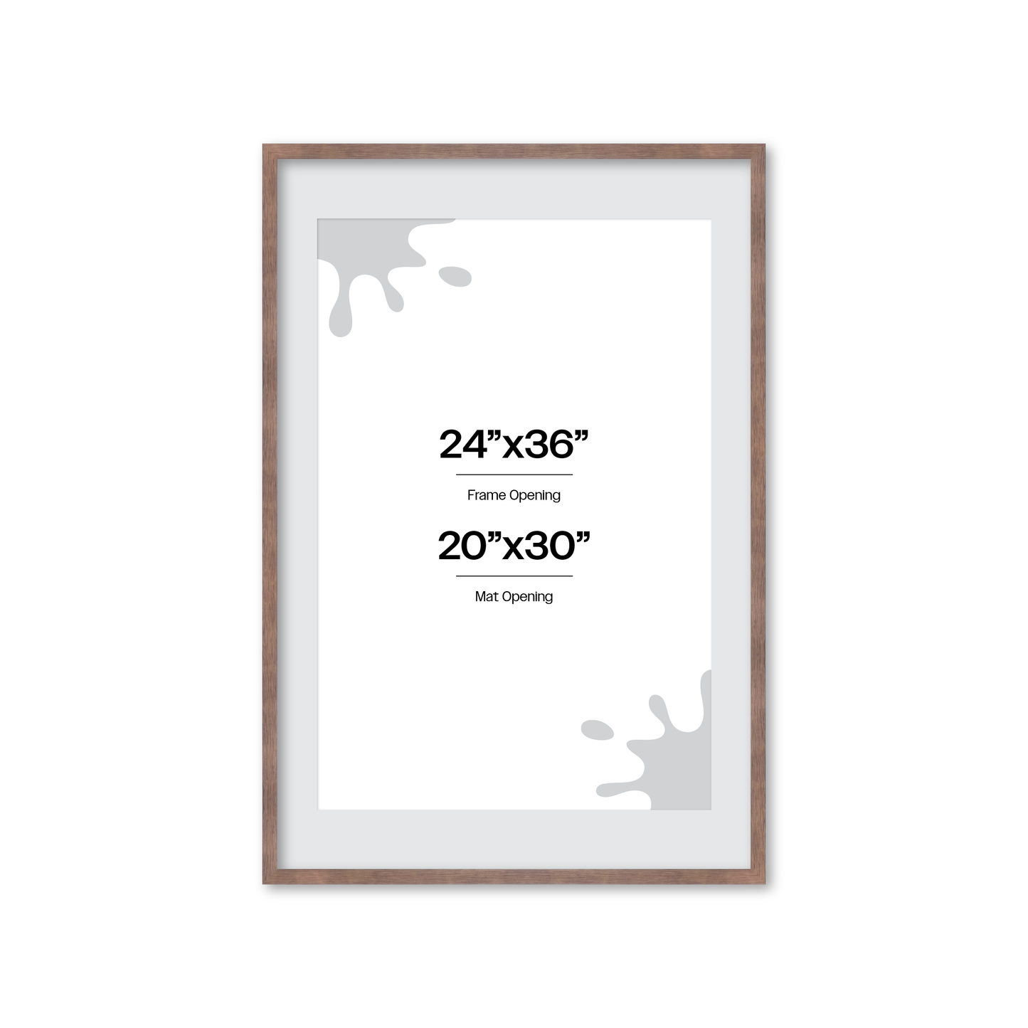 Powder Rose Linden Wall Frame