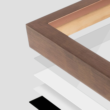Powder Rose Linden Wall Frame