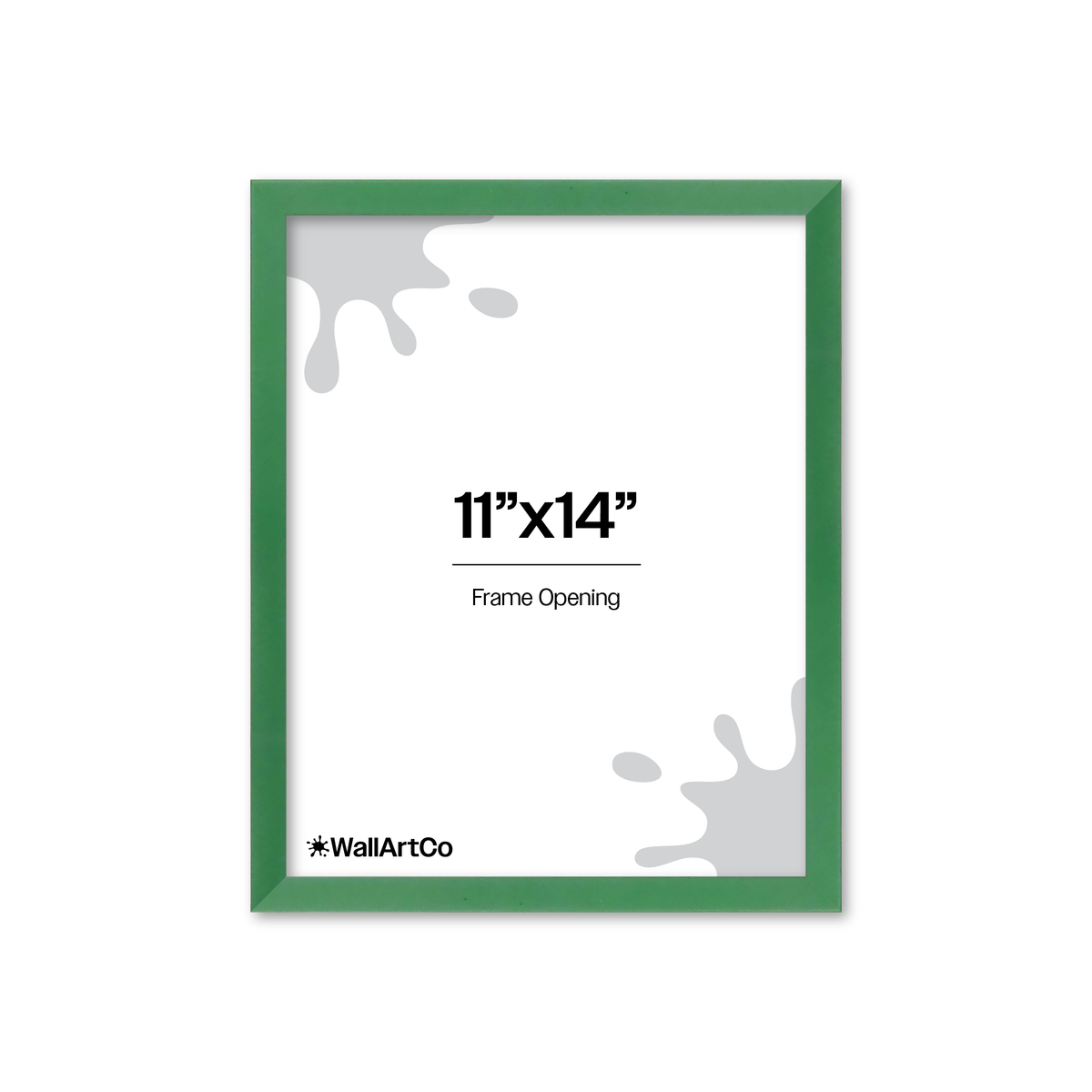 The Attention Grabber Green Picture Frame