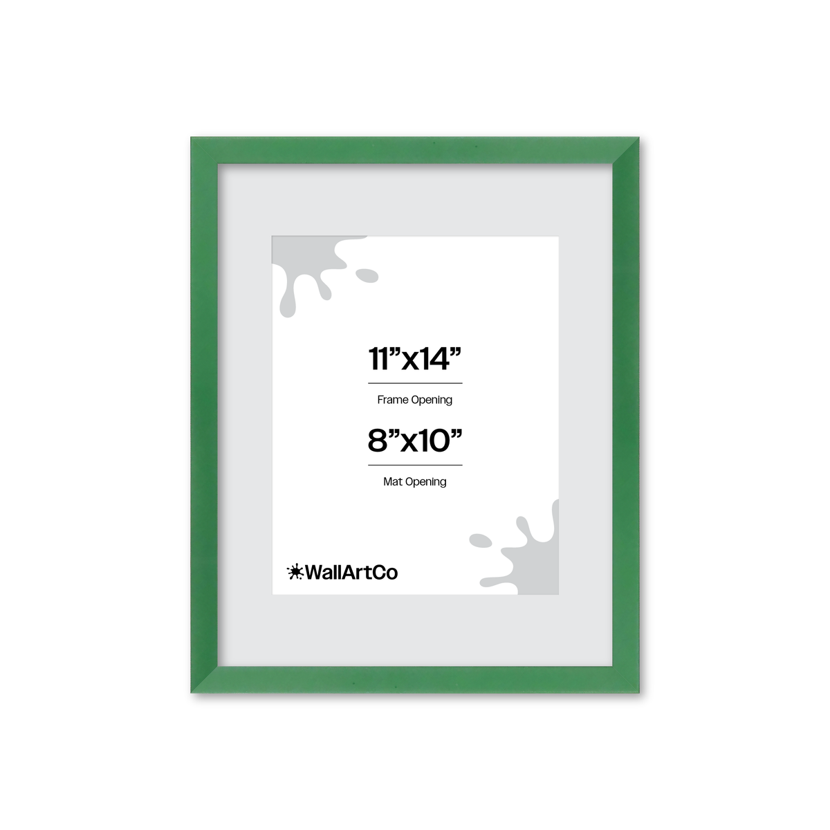 The Attention Grabber Green Picture Frame