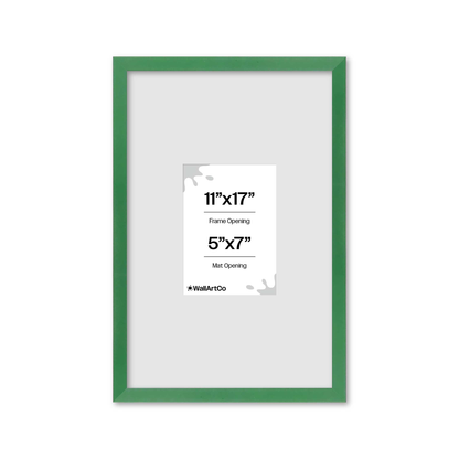 The Attention Grabber Green Picture Frame