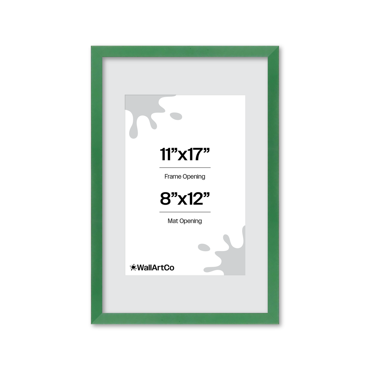The Attention Grabber Green Picture Frame