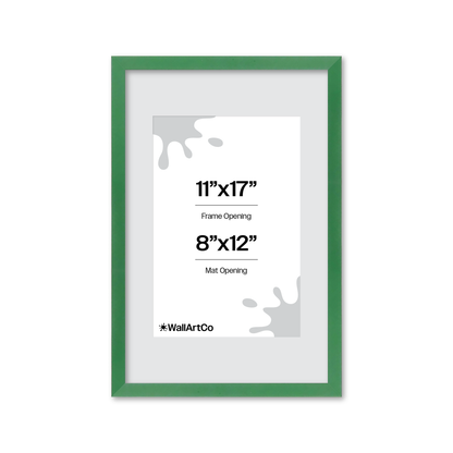 The Attention Grabber Green Picture Frame