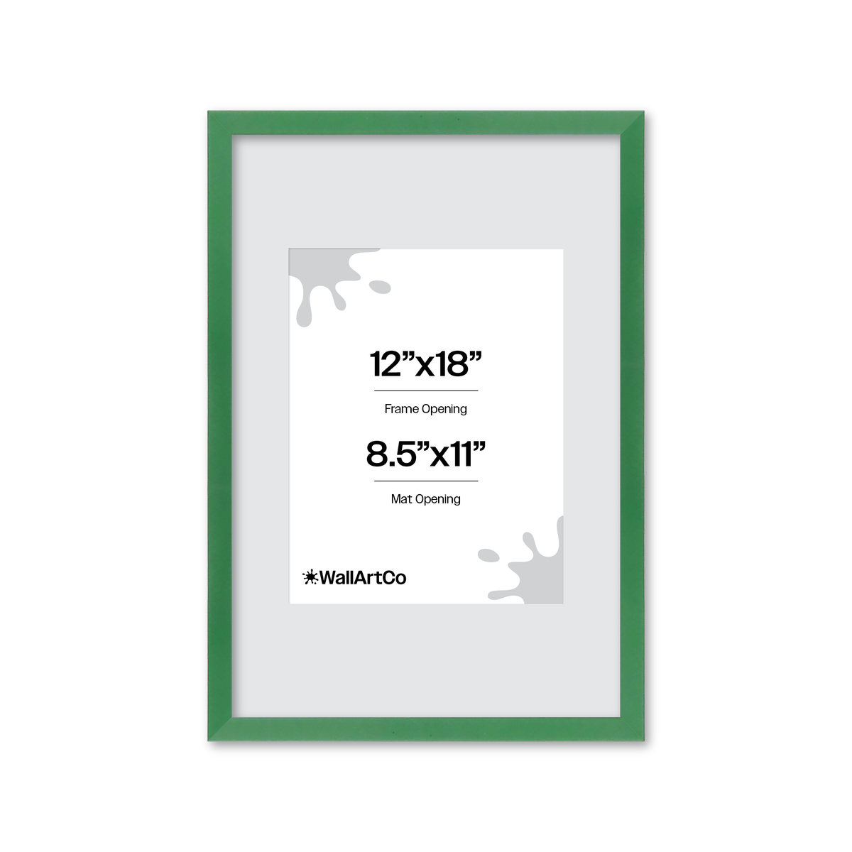 The Attention Grabber Green Picture Frame