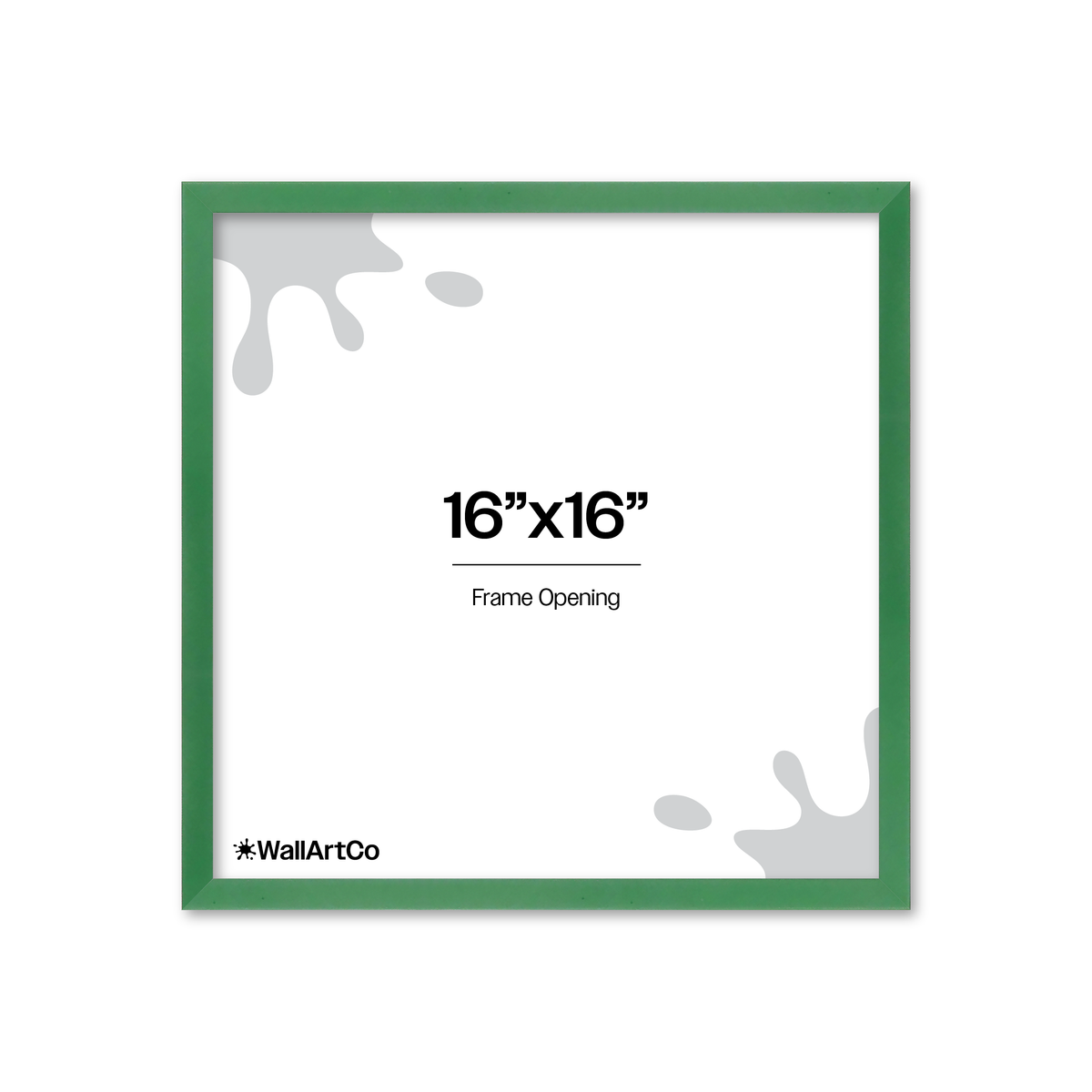 The Attention Grabber Green Picture Frame