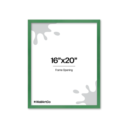 The Attention Grabber Green Picture Frame