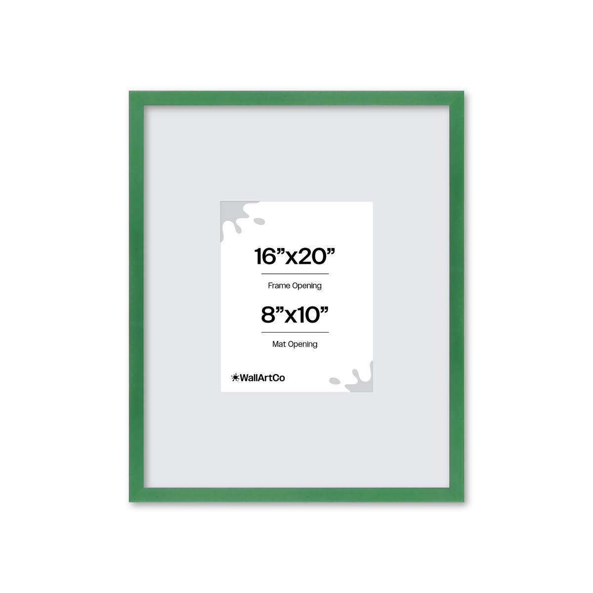The Attention Grabber Green Picture Frame
