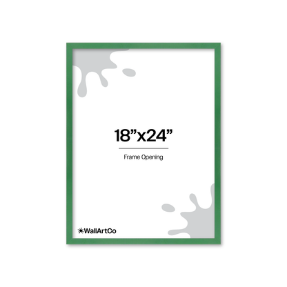 The Attention Grabber Green Picture Frame