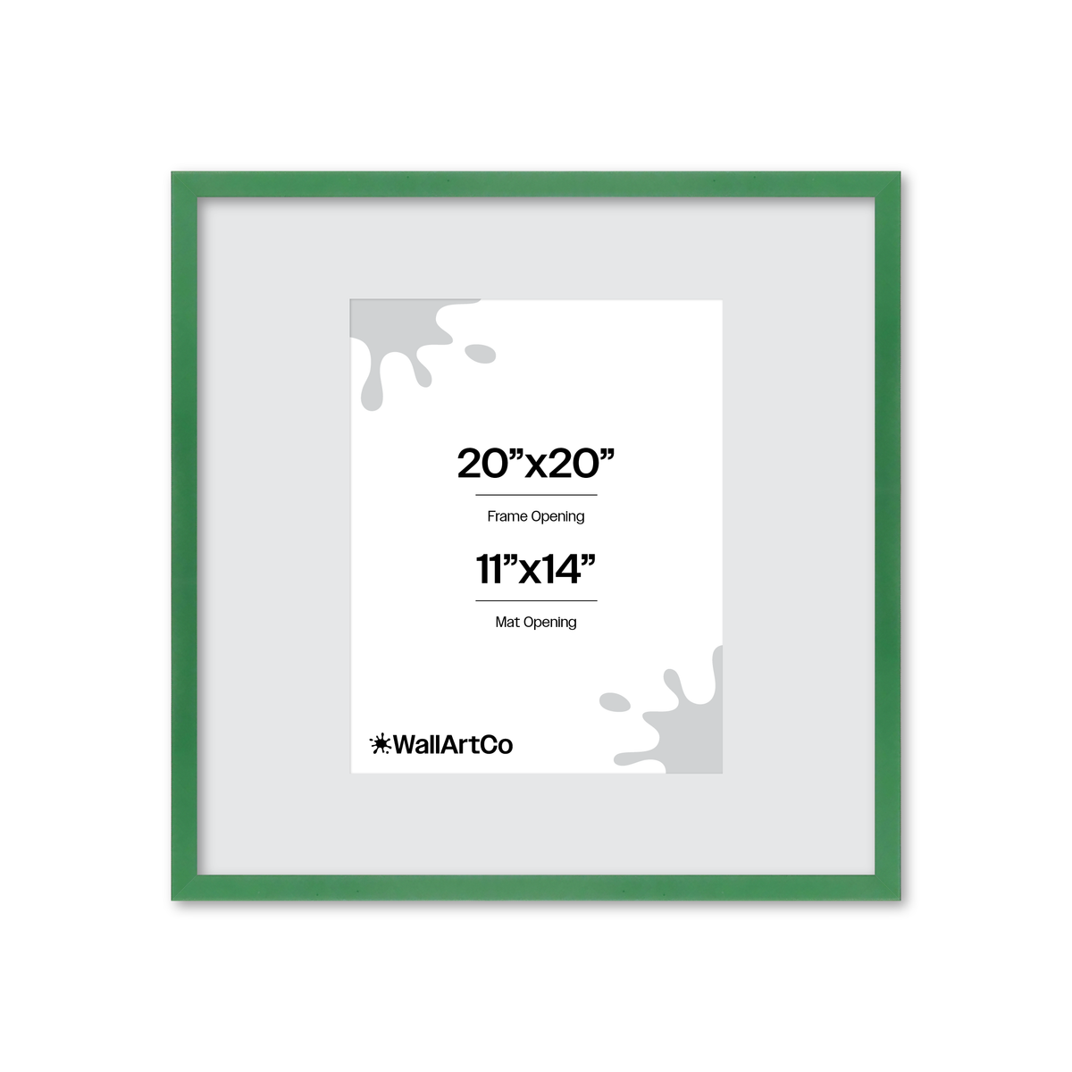 The Attention Grabber Green Picture Frame