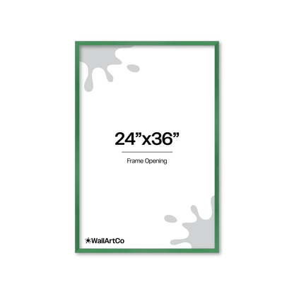 The Attention Grabber Green Picture Frame