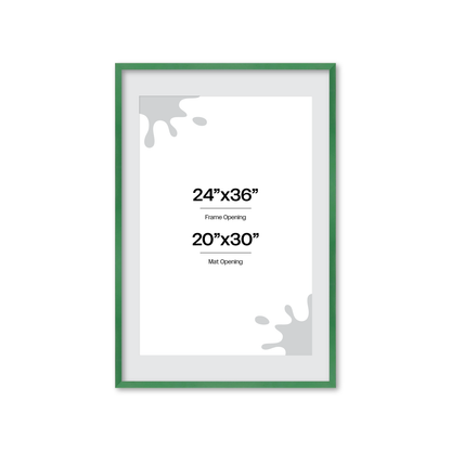 The Attention Grabber Green Picture Frame