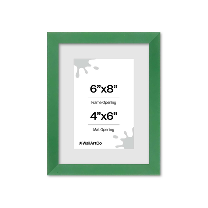 The Attention Grabber Green Picture Frame
