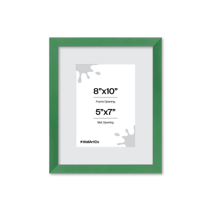 The Attention Grabber Green Picture Frame