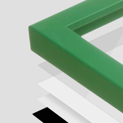 The Attention Grabber Green Picture Frame
