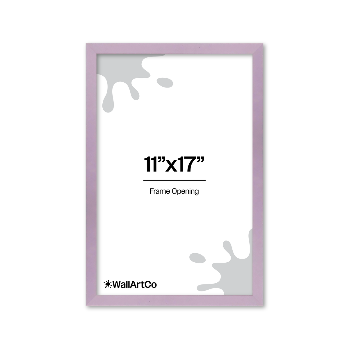 The Attention Grabber Purple Picture Frame