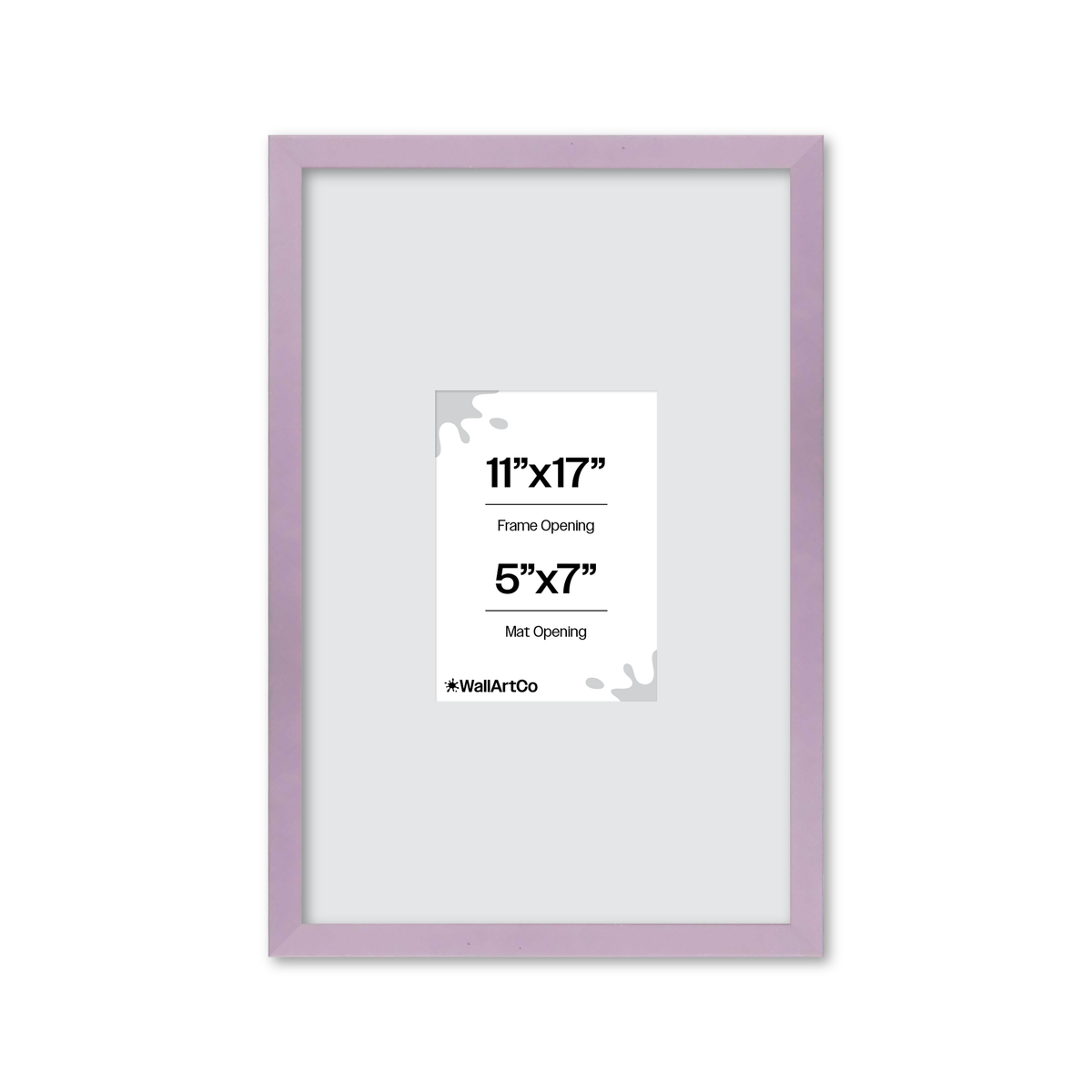 The Attention Grabber Purple Picture Frame