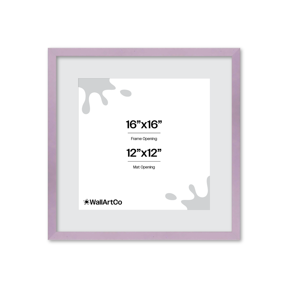 The Attention Grabber Purple Picture Frame