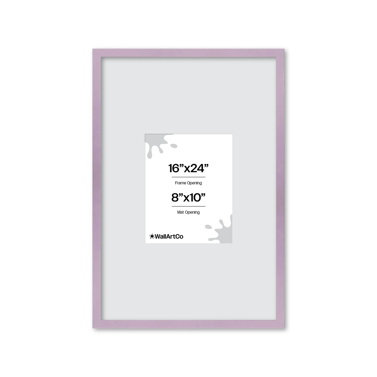 The Attention Grabber Purple Picture Frame