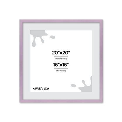 The Attention Grabber Purple Picture Frame