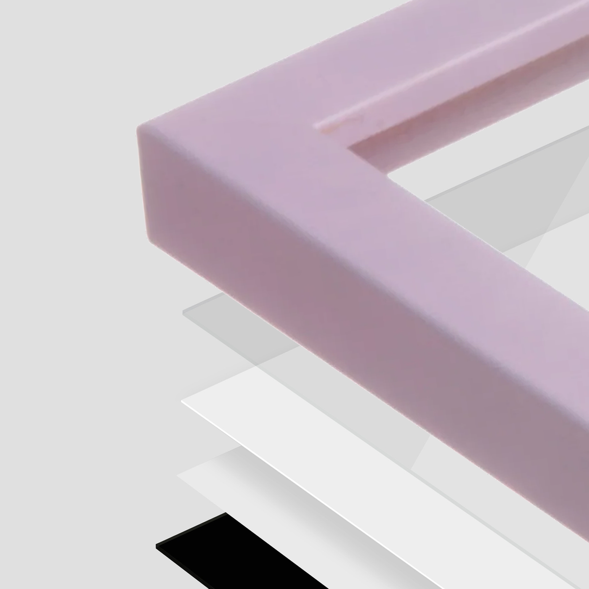 The Attention Grabber Purple Picture Frame