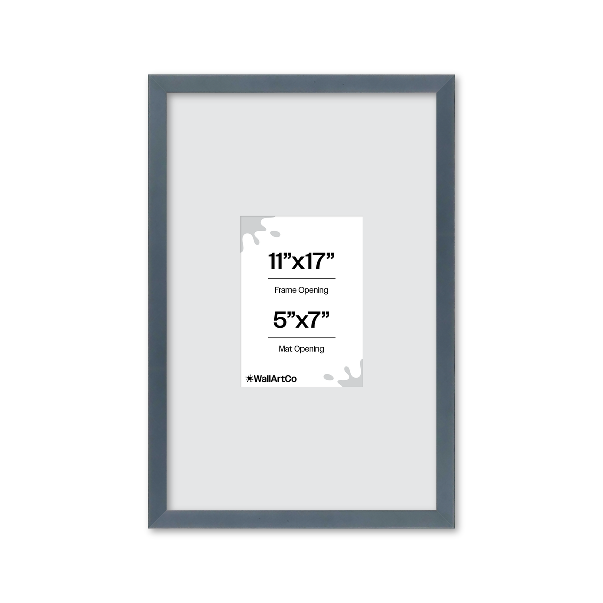 The Attention Grabber Navy Blue Picture Frame