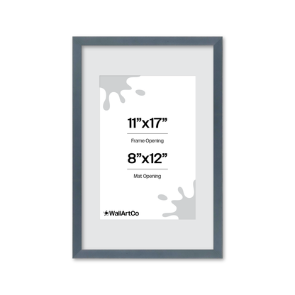 The Attention Grabber Navy Blue Picture Frame
