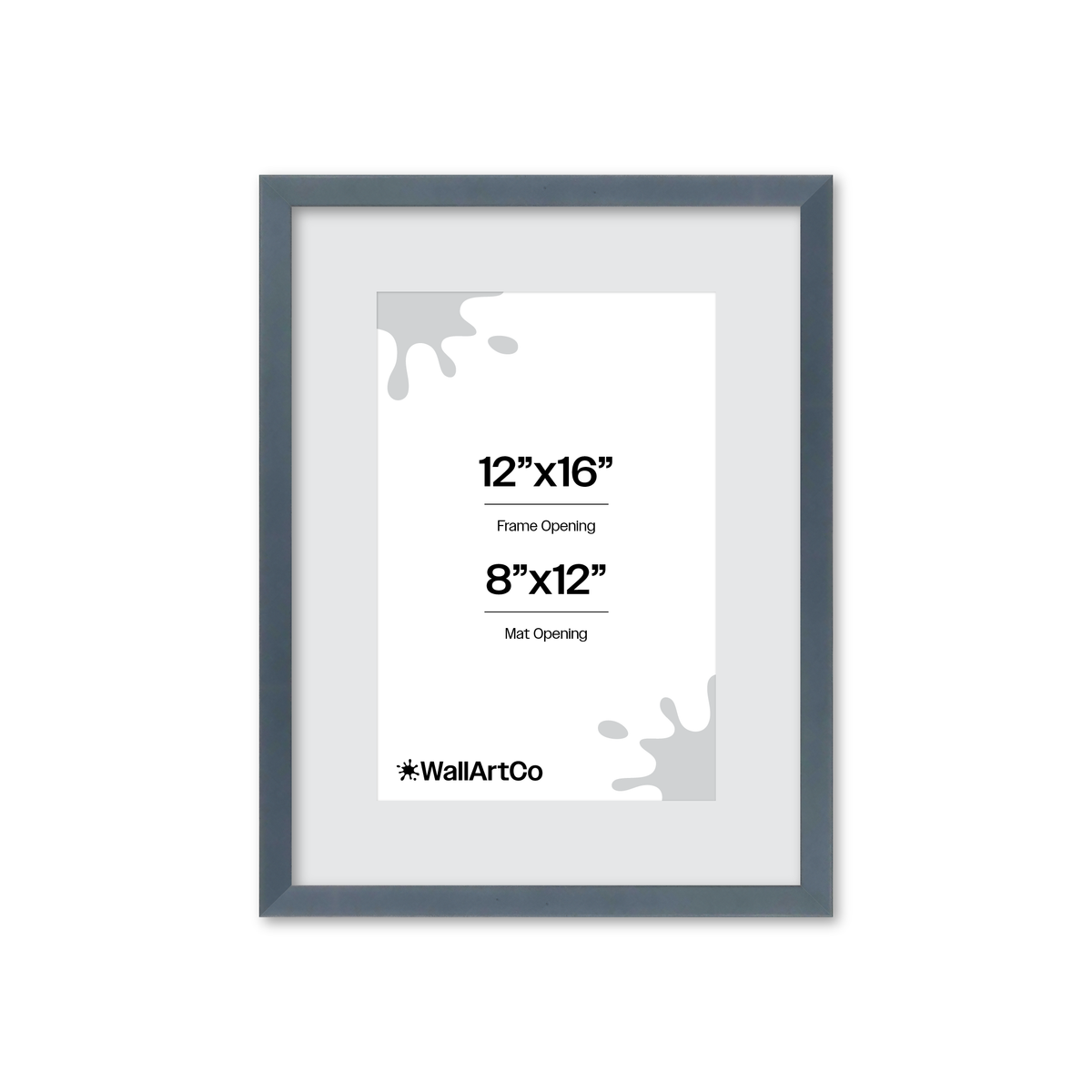 The Attention Grabber Navy Blue Picture Frame