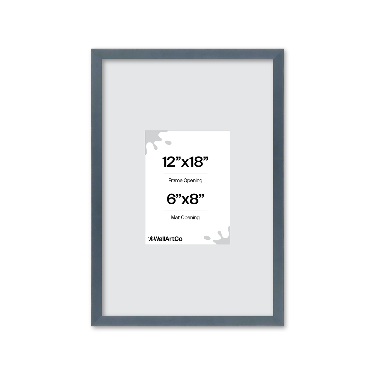 The Attention Grabber Navy Blue Picture Frame