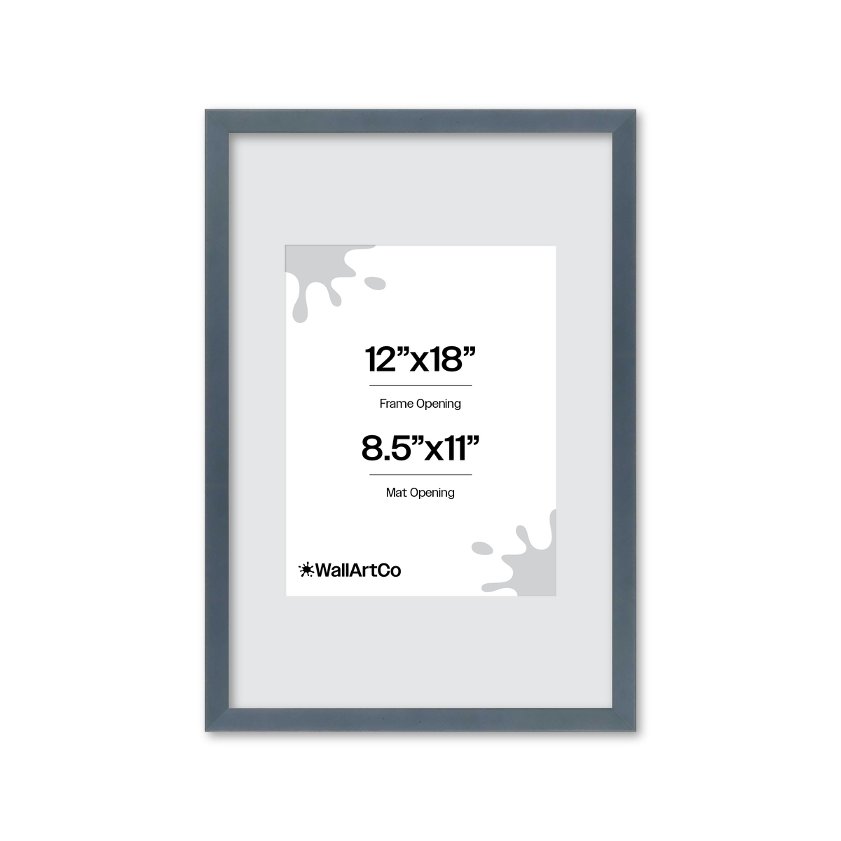 The Attention Grabber Navy Blue Picture Frame