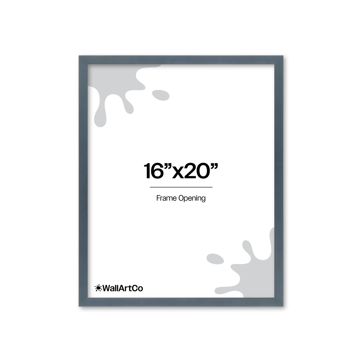 The Attention Grabber Navy Blue Picture Frame