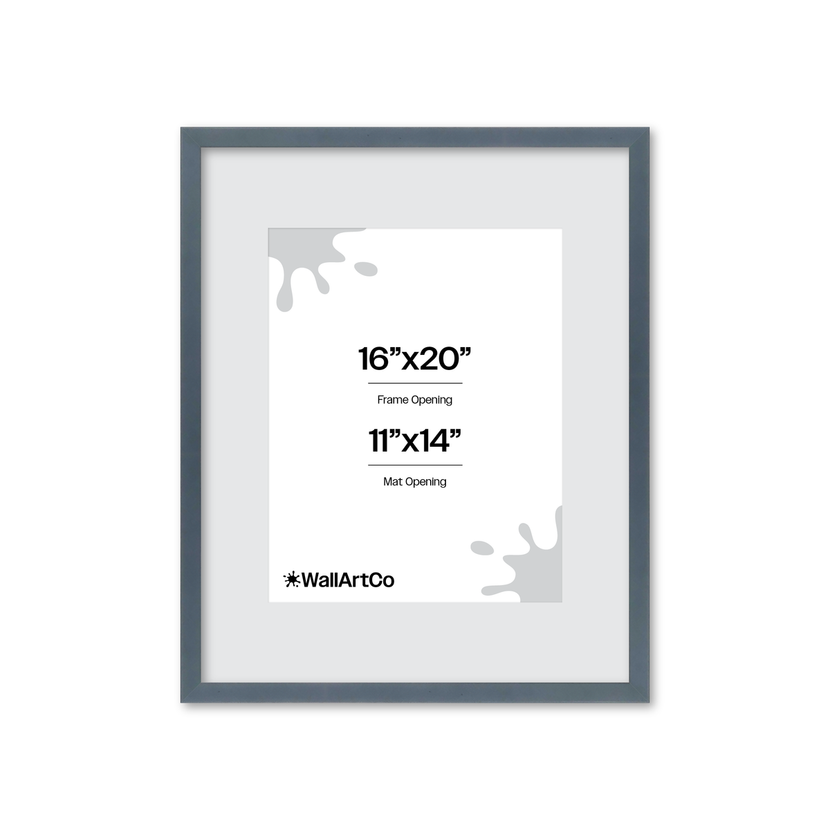 The Attention Grabber Navy Blue Picture Frame