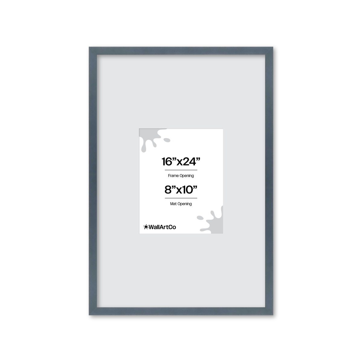 The Attention Grabber Navy Blue Picture Frame