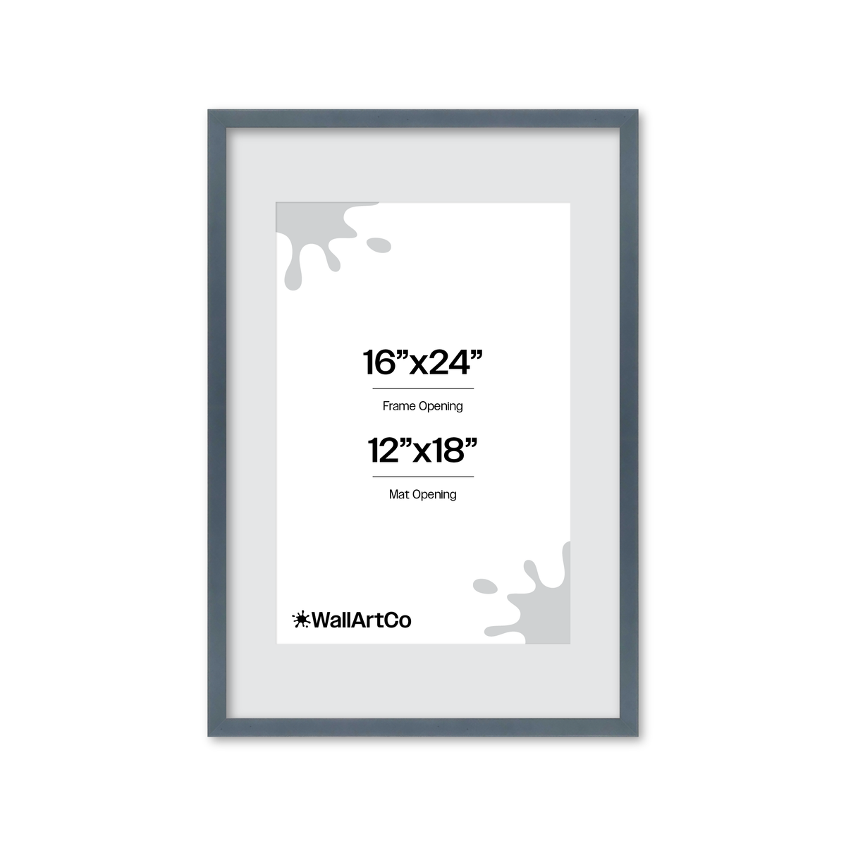 The Attention Grabber Navy Blue Picture Frame
