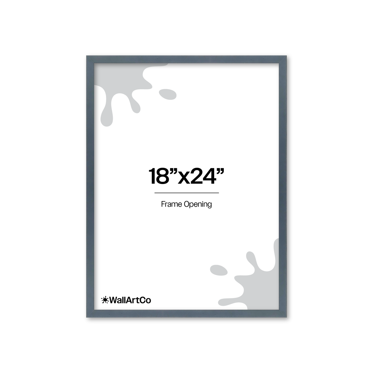 The Attention Grabber Navy Blue Picture Frame