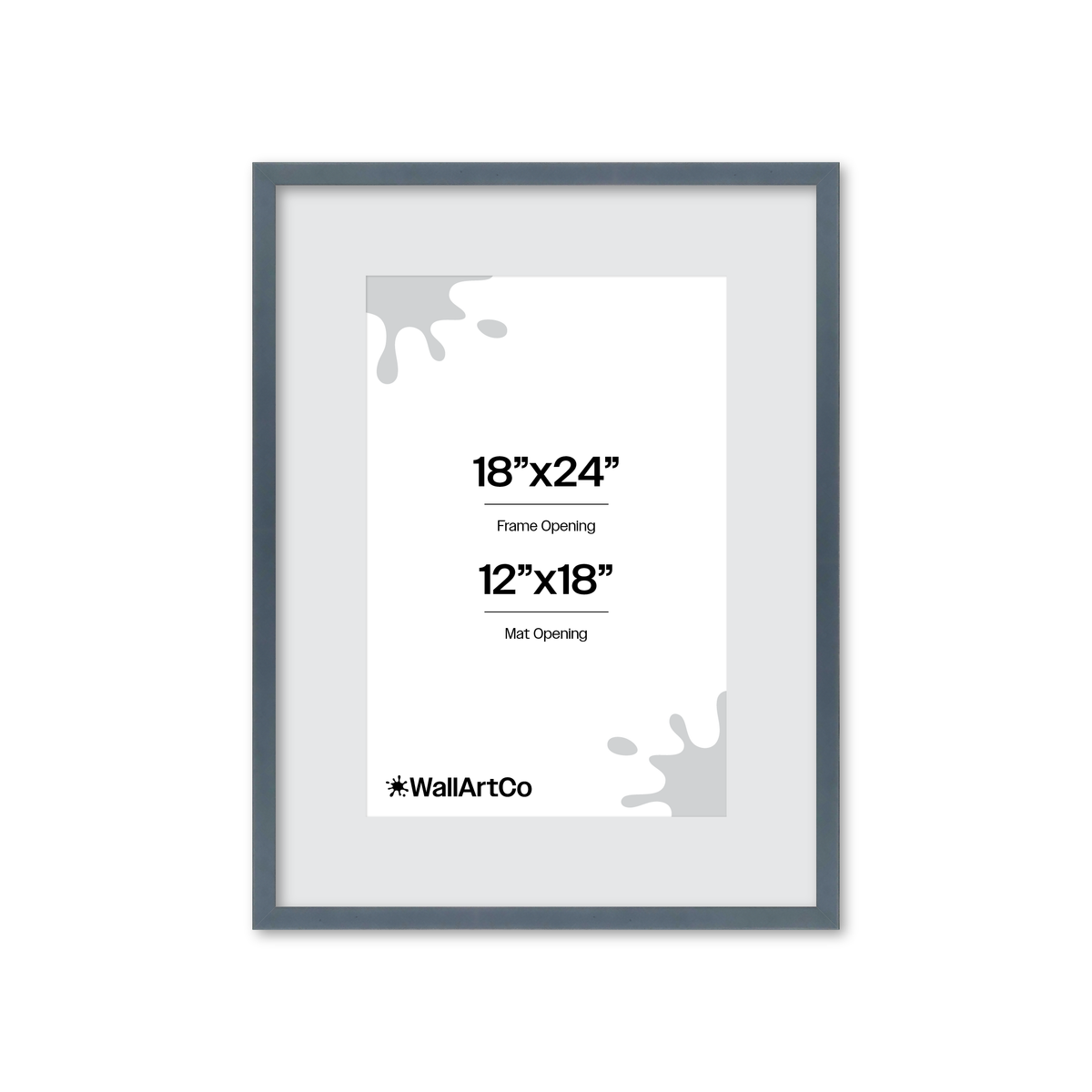 The Attention Grabber Navy Blue Picture Frame