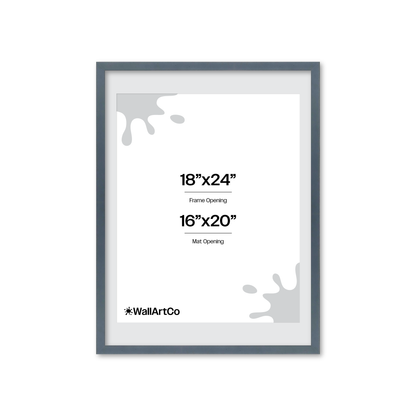 The Attention Grabber Navy Blue Picture Frame