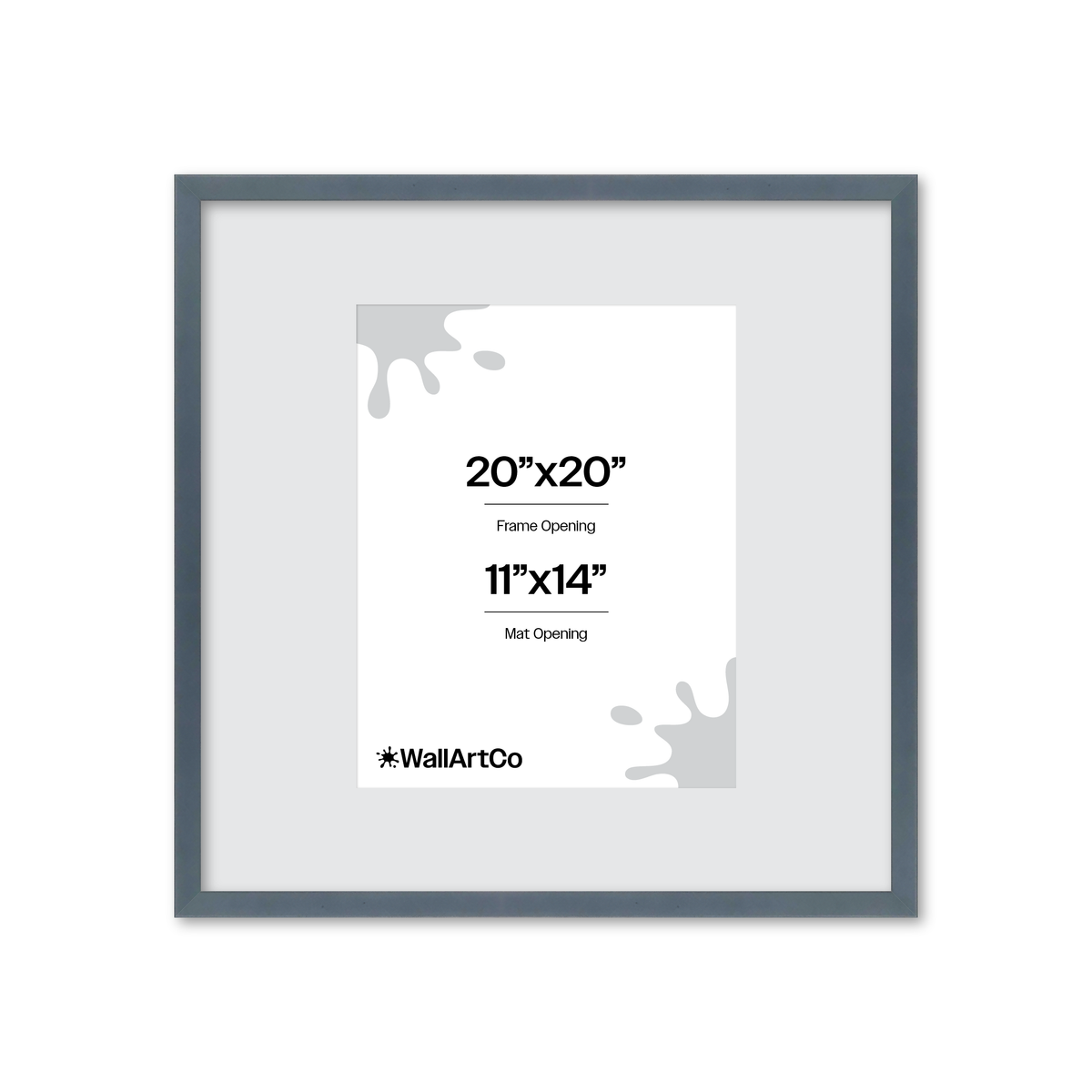 The Attention Grabber Navy Blue Picture Frame