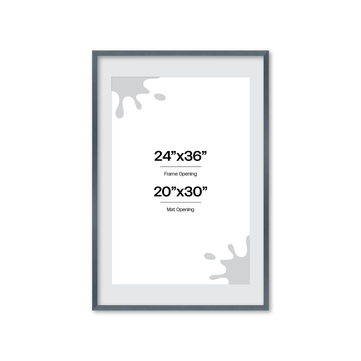 The Attention Grabber Navy Blue Picture Frame