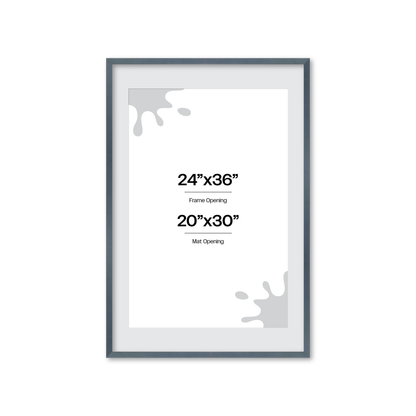 The Attention Grabber Navy Blue Picture Frame