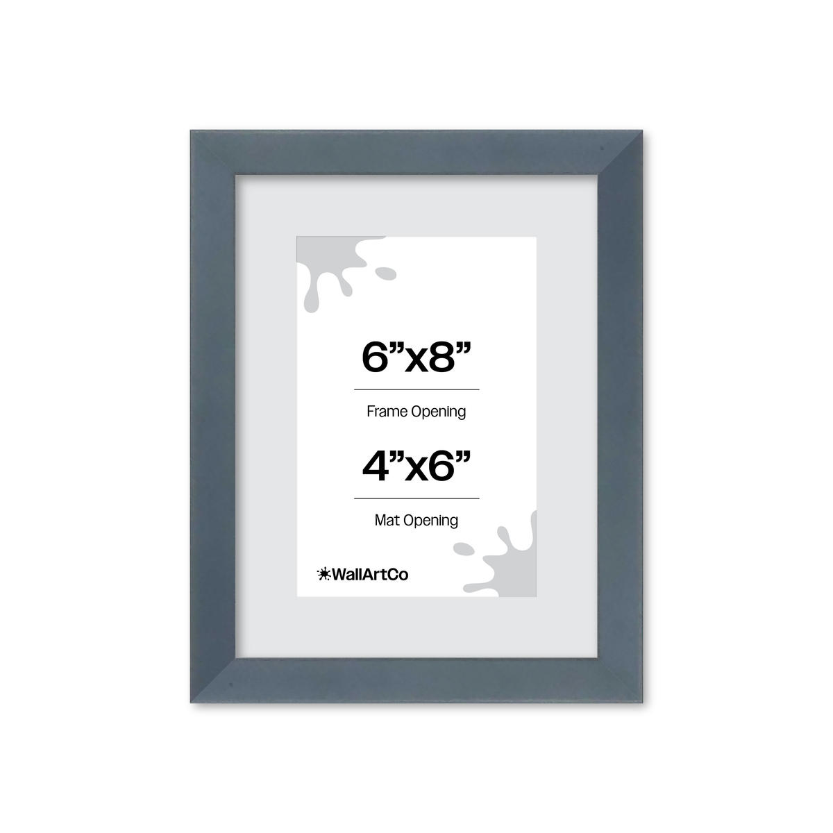 The Attention Grabber Navy Blue Picture Frame