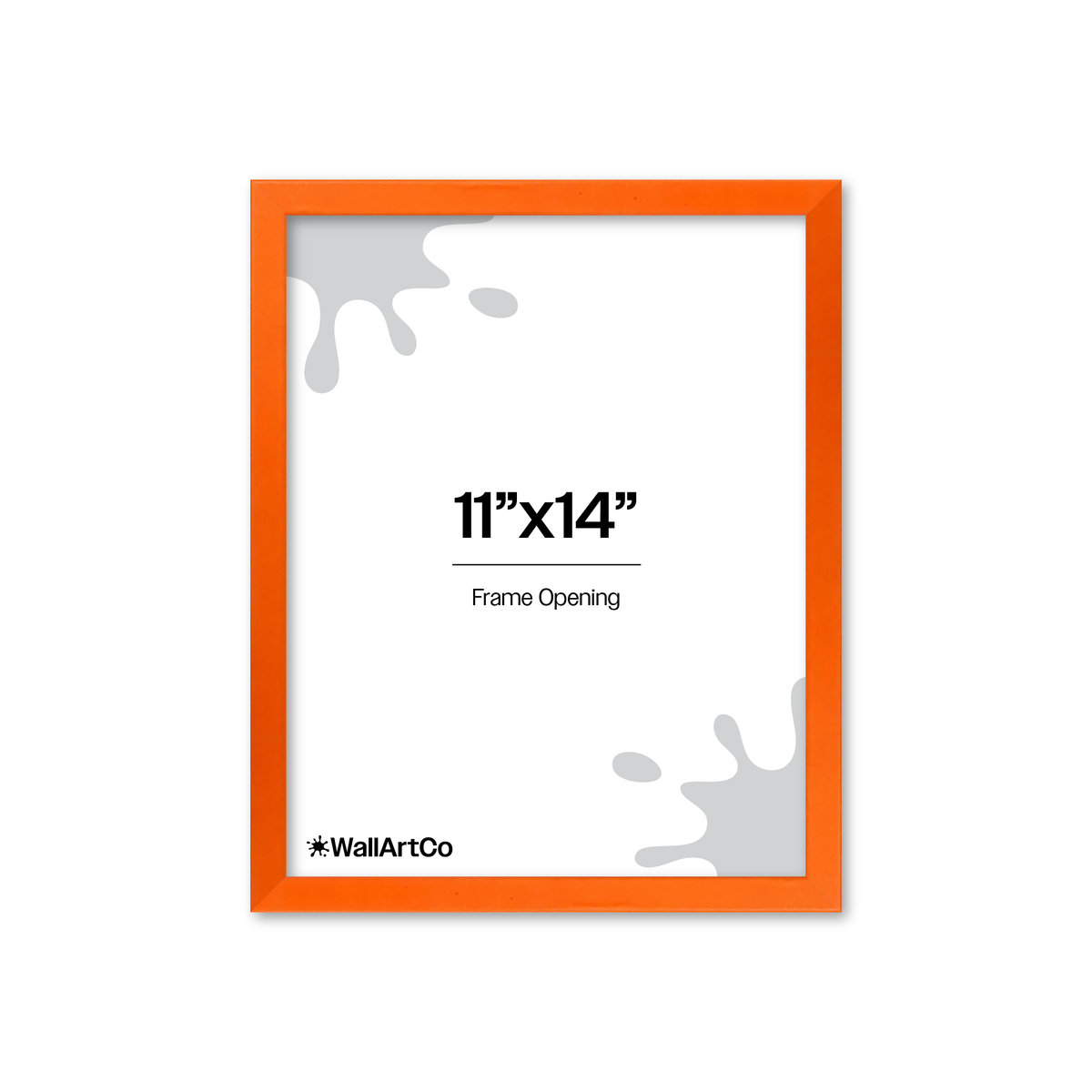 The Attention Grabber Orange Picture Frame