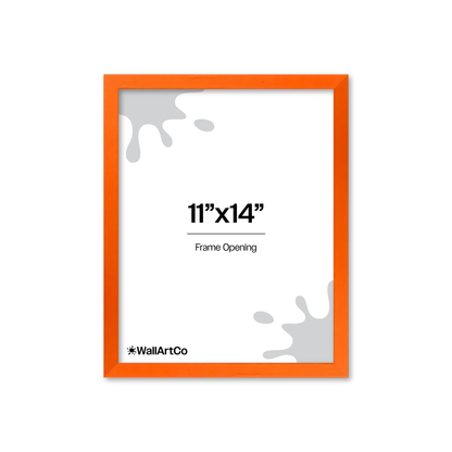 The Attention Grabber Orange Picture Frame