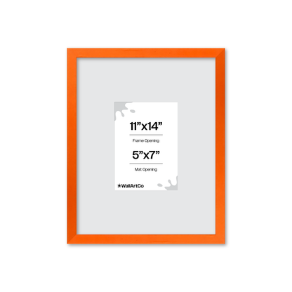 The Attention Grabber Orange Picture Frame