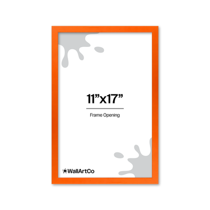 The Attention Grabber Orange Picture Frame