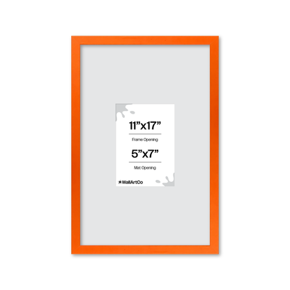 The Attention Grabber Orange Picture Frame