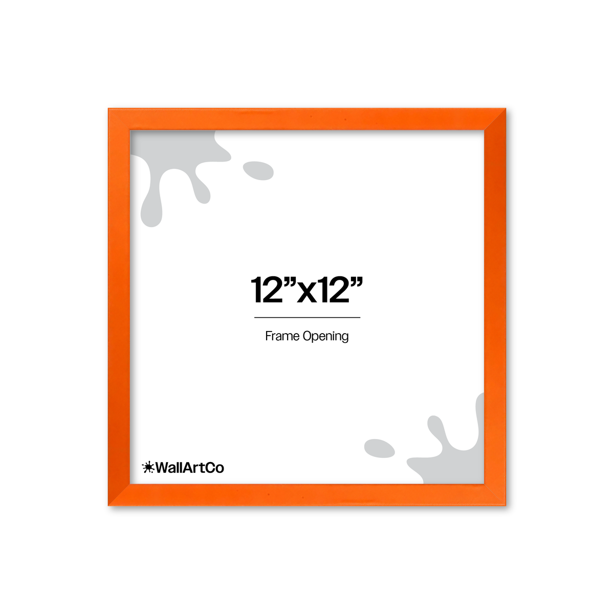 The Attention Grabber Orange Picture Frame