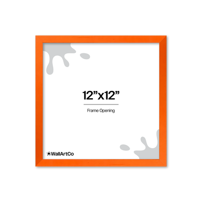 The Attention Grabber Orange Picture Frame
