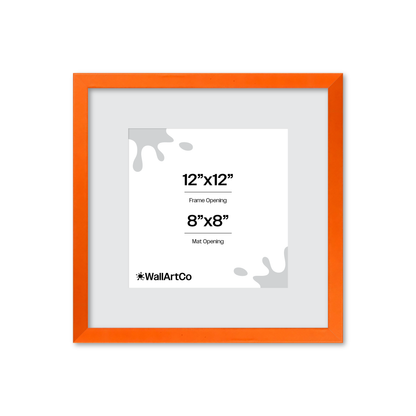 The Attention Grabber Orange Picture Frame